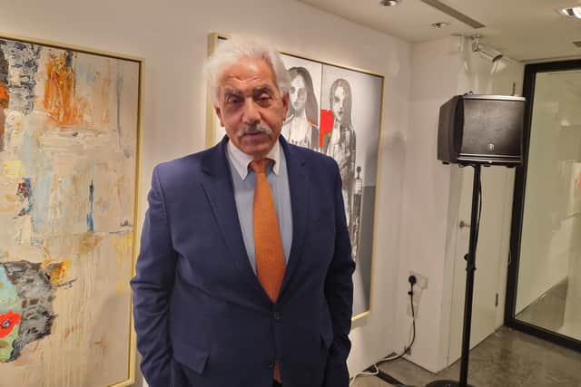 Faisal Saleh, curator and director of the Palestine Museum US